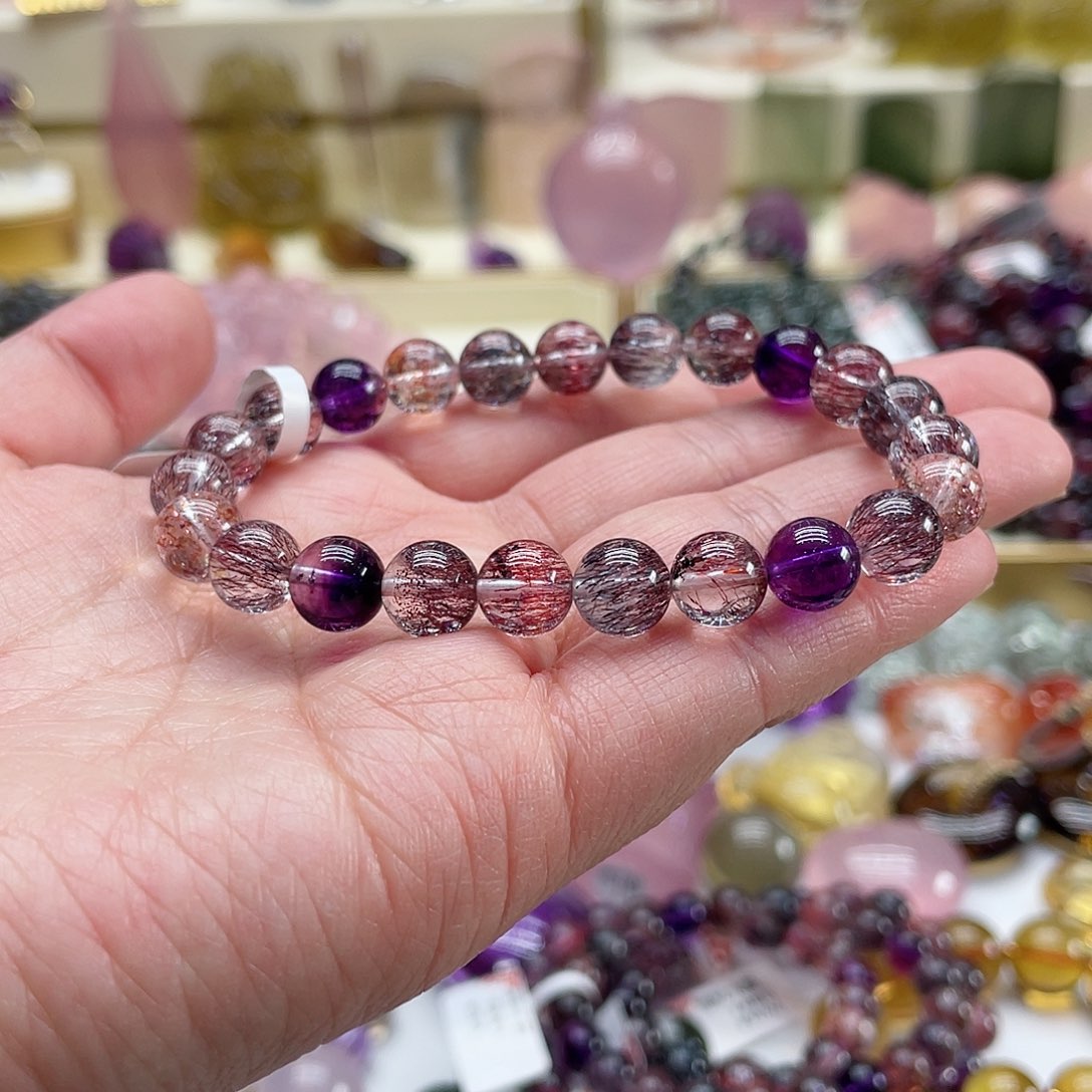 水晶手链未镶嵌超七8mm