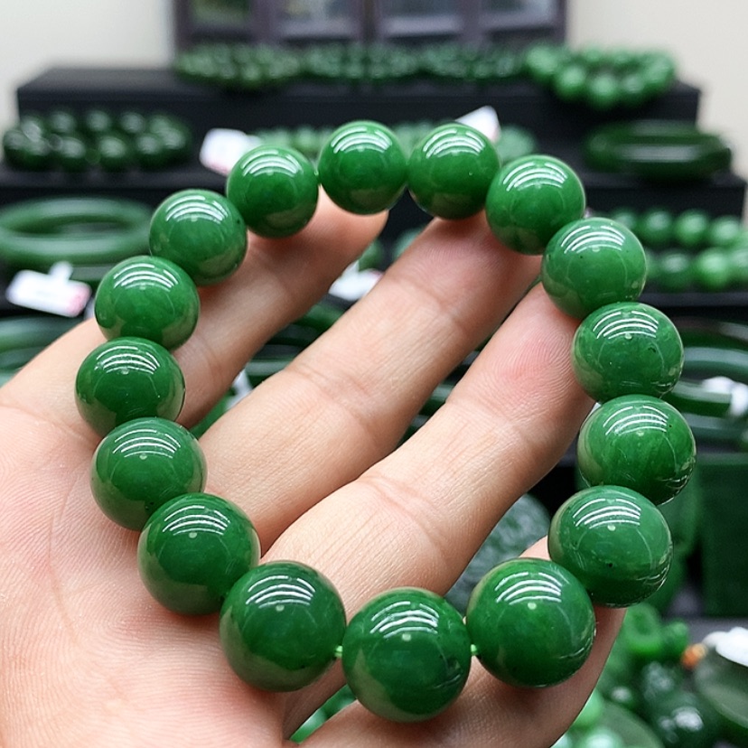 【闪购商品】和田玉（碧玉）手链未镶嵌