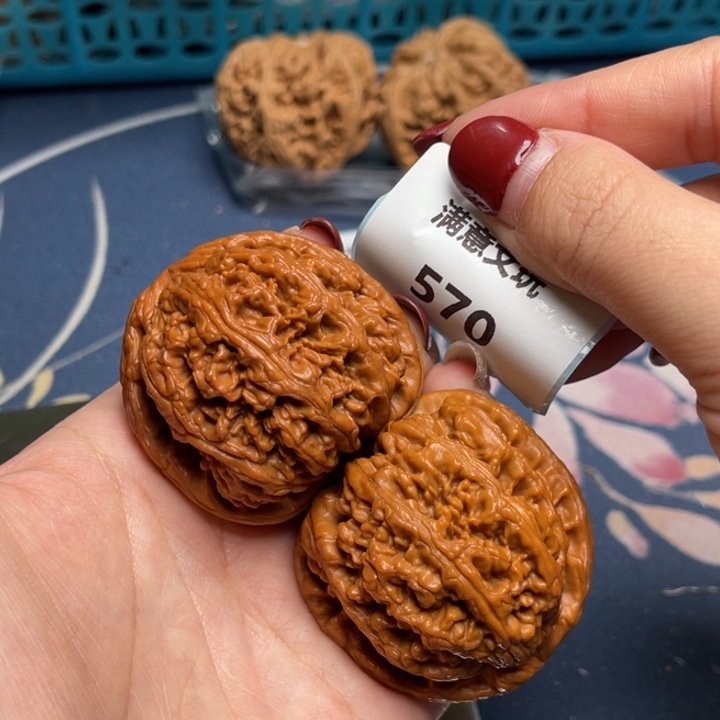 文玩核桃把件粗筋45.288