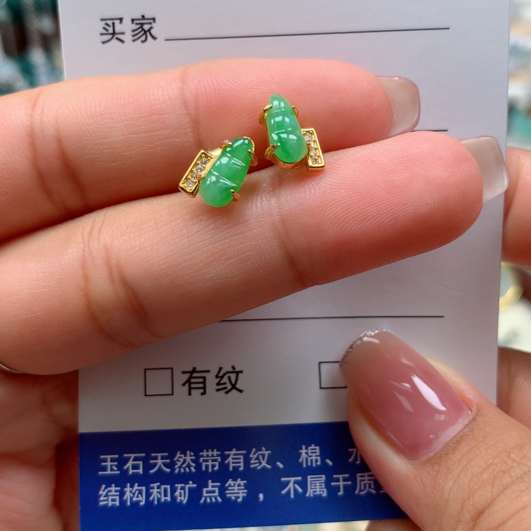 颈饰银S925镶嵌翡翠