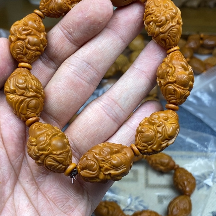 橄榄核手串/手链橄榄核雕工艺手串