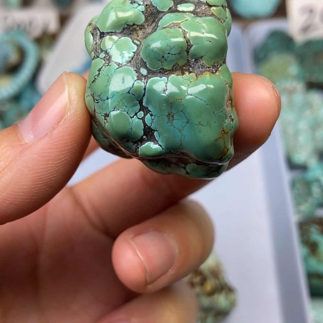 绿松石珠宝奇石未镶嵌