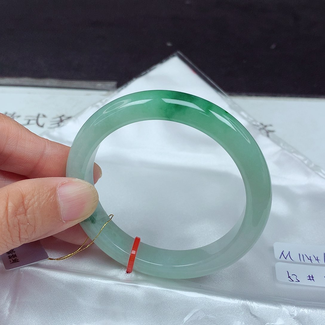 未镶嵌手镯翡翠53圈4465