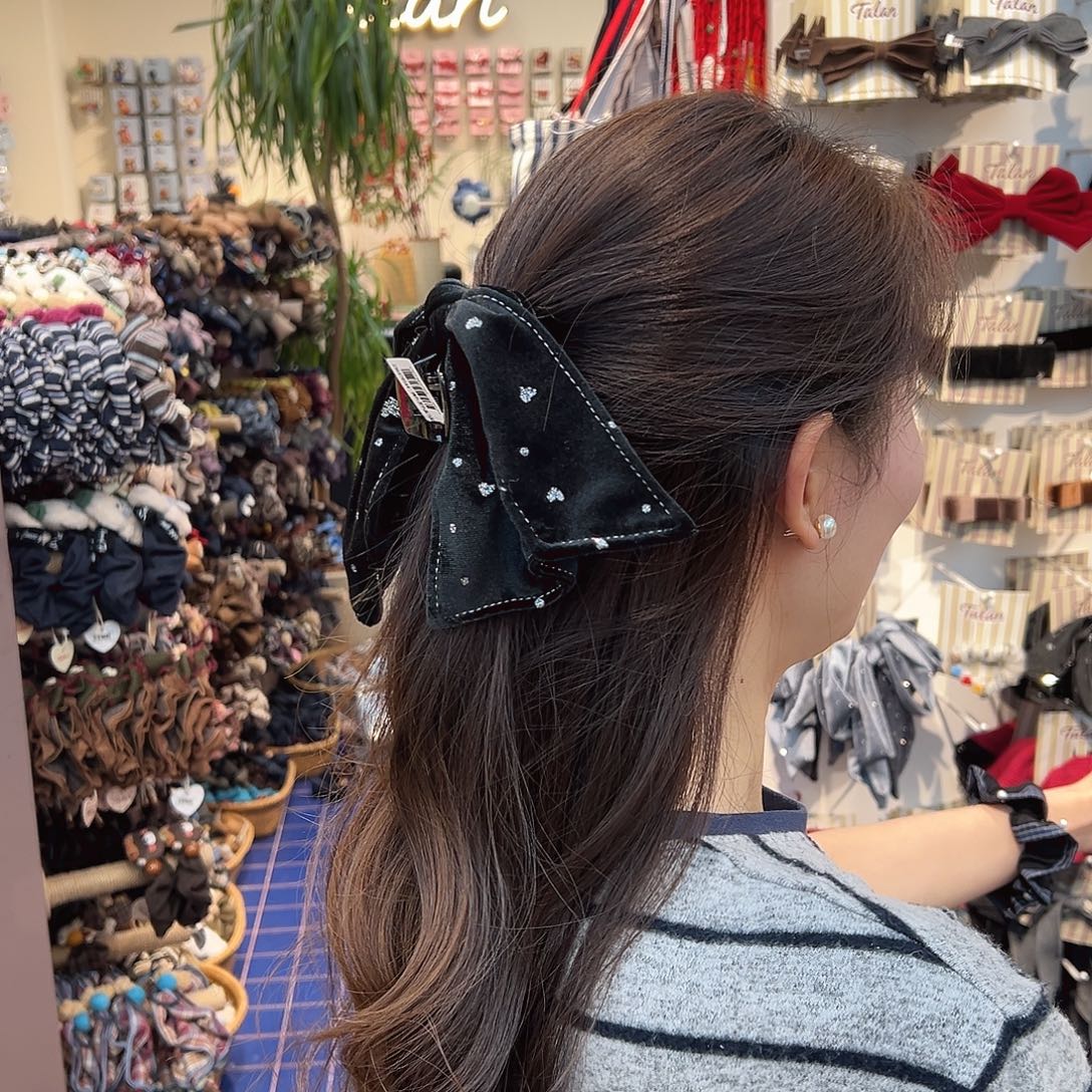 布艺铁合金马尾抓