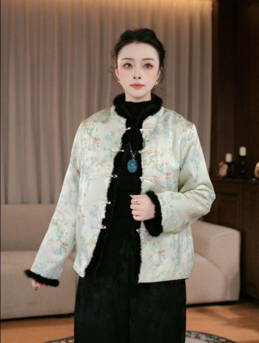 新中式国风加绒加厚外套（DY10585）