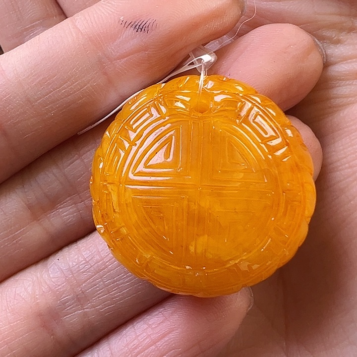 蜜蜡颈饰未镶嵌蜜蜡