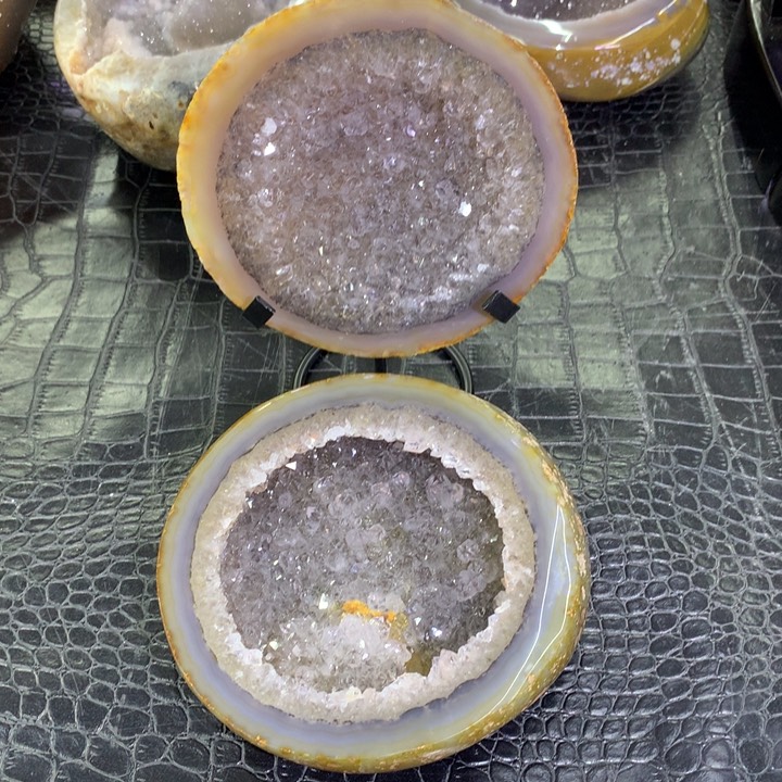 水晶福利白晶花盆未镶嵌