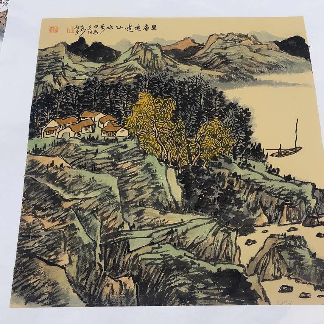 姜奇老师山水作品