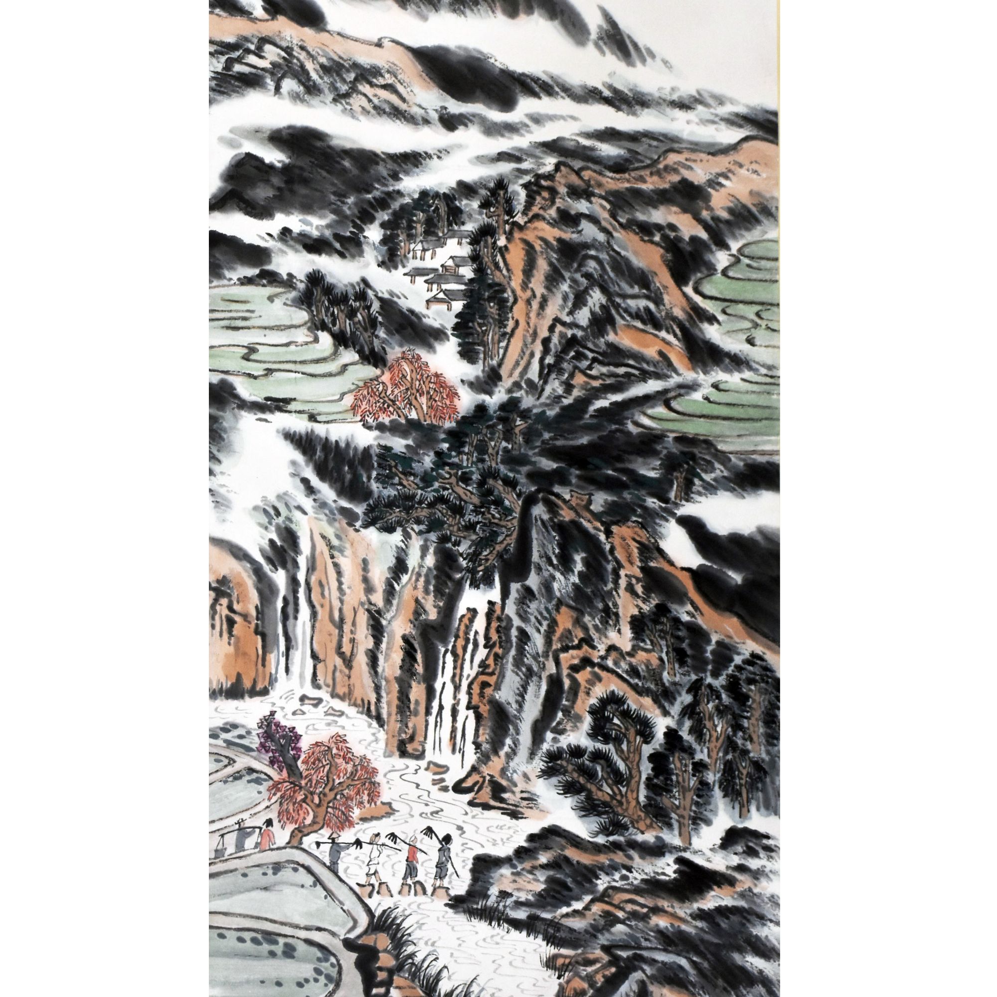 HM5136 雁荡山色 95×44 纸本立轴 3.7平尺