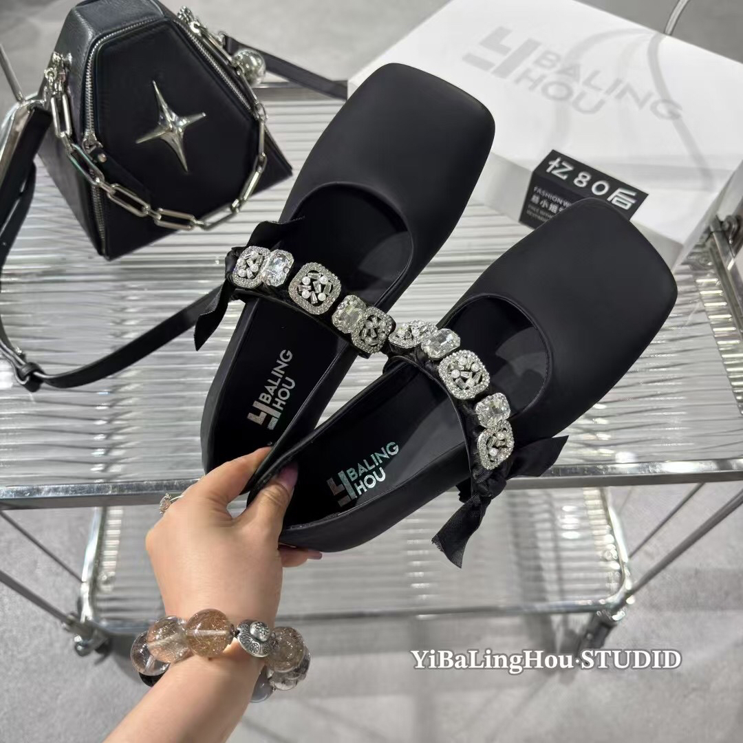 YBLH「法式·钻扣玛丽珍」739-20