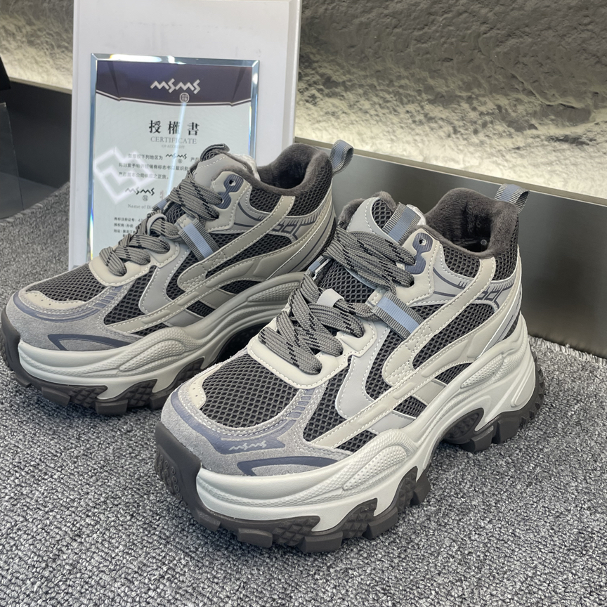 玛莎玛索81-285dm冬季加绒时尚老爹鞋舒适百搭