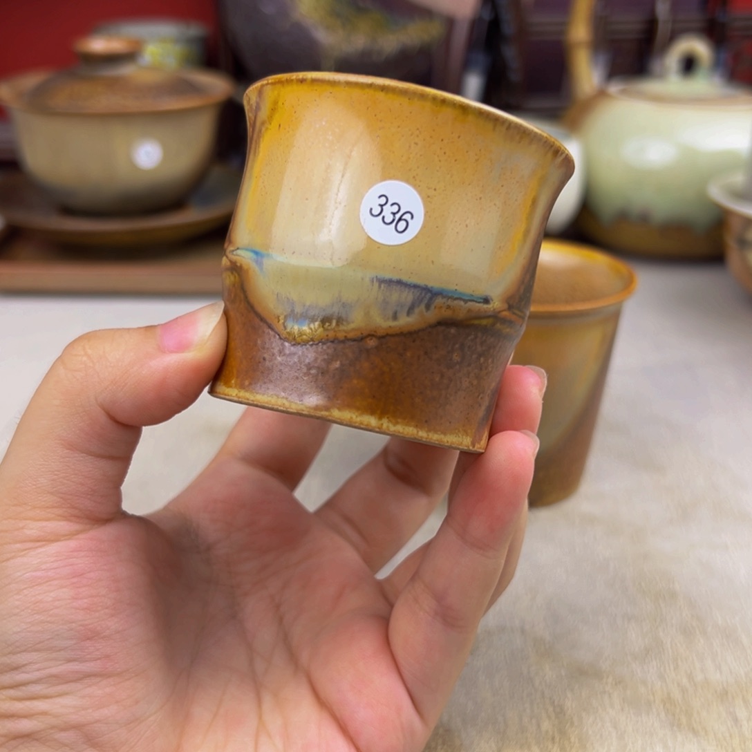 杯纯手工柴烧主人杯