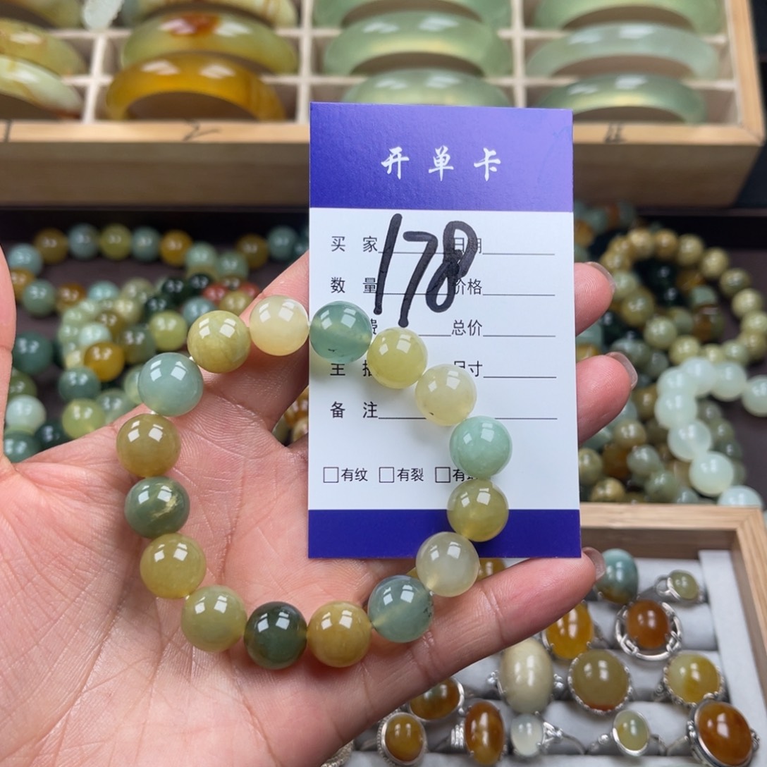 未镶嵌岫玉手串岫玉