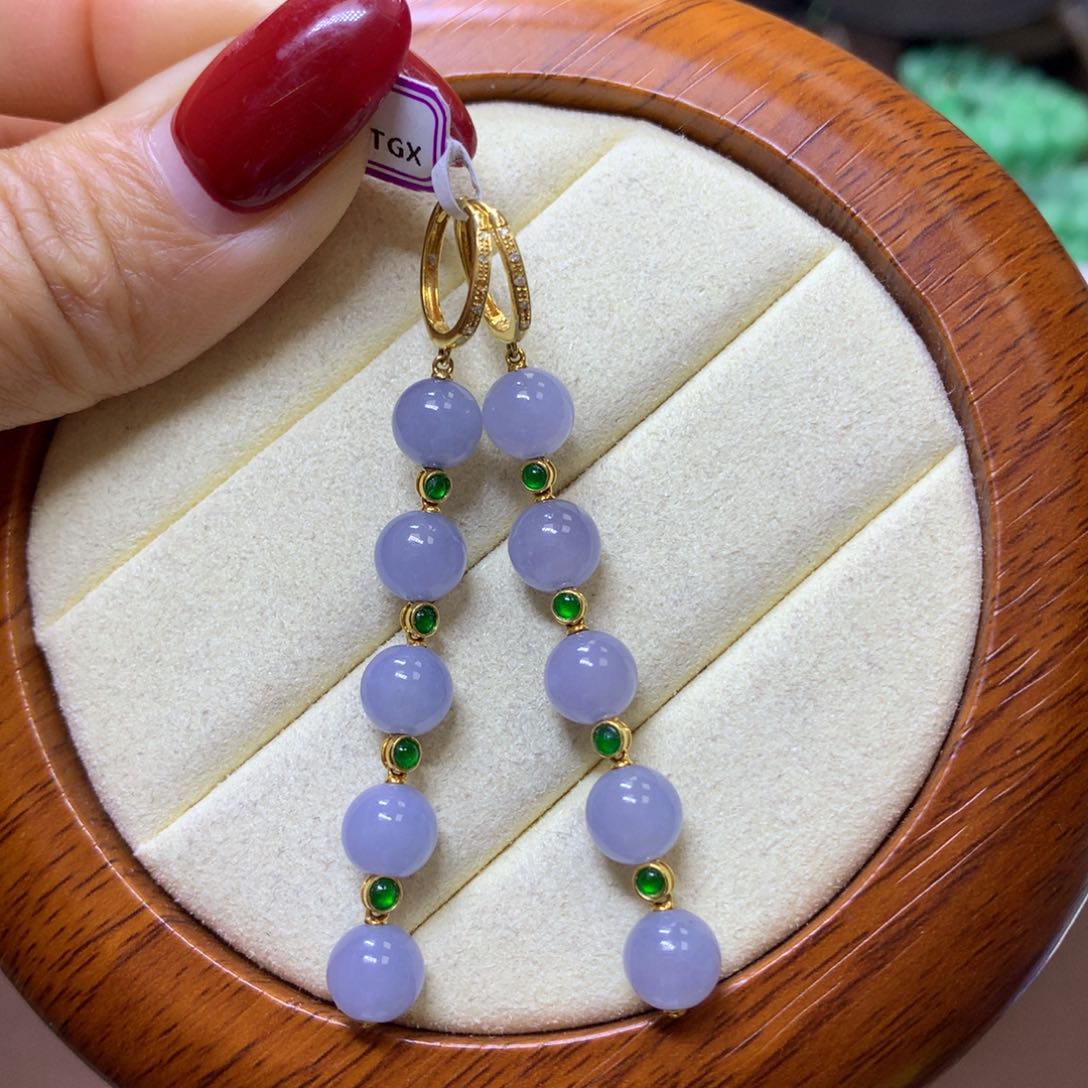 【闪购商品】翡翠颈饰18K金镶嵌翡翠