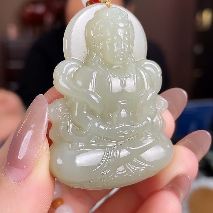 和田玉未镶嵌颈饰定制发货