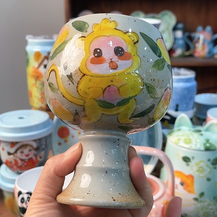 陶景德镇釉下手绘陶瓷 