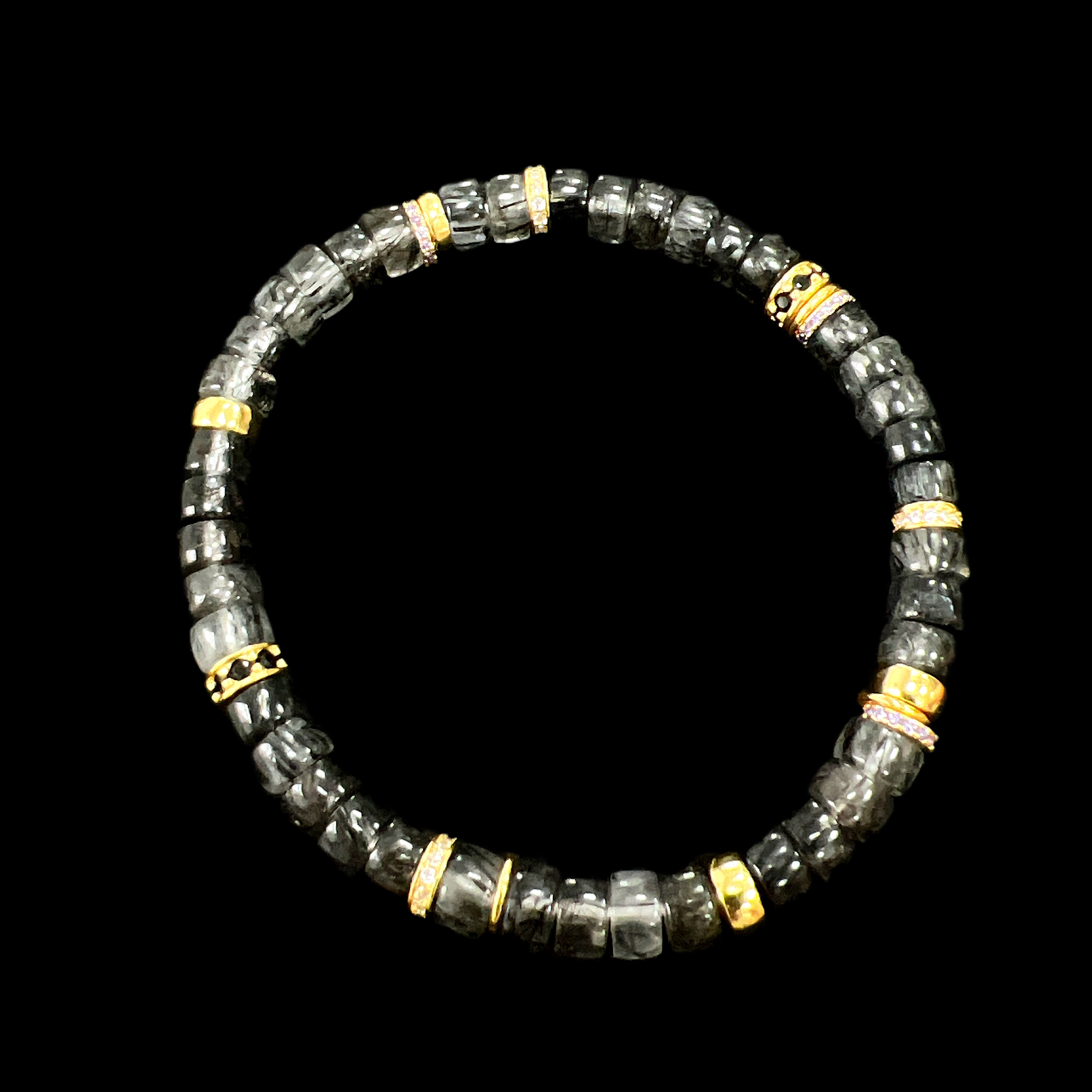 7884发晶手串孤品