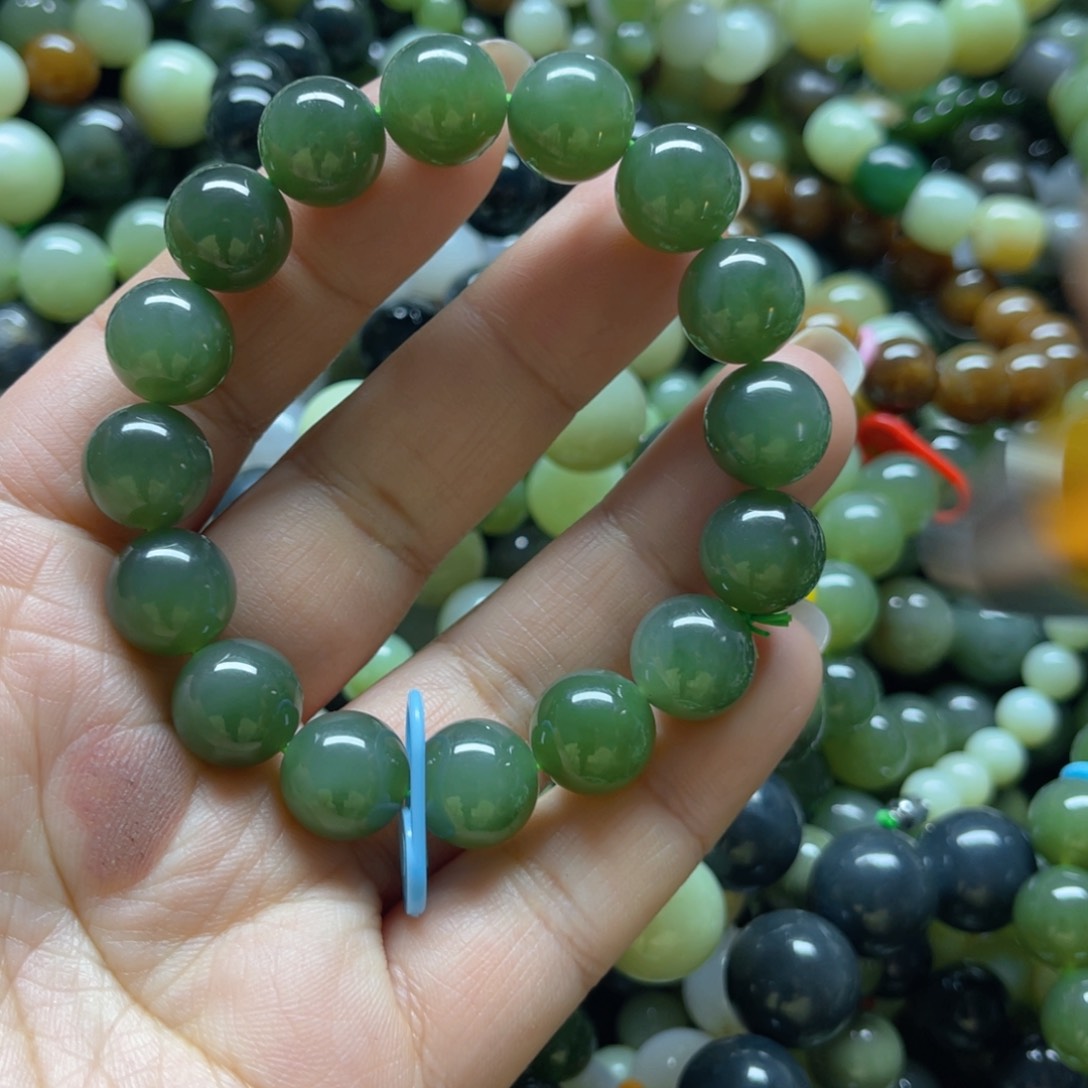 和田玉手链未镶嵌