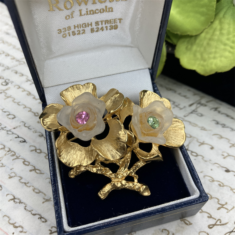 合金胸针 花枝胸针 1-2【2071119-025】