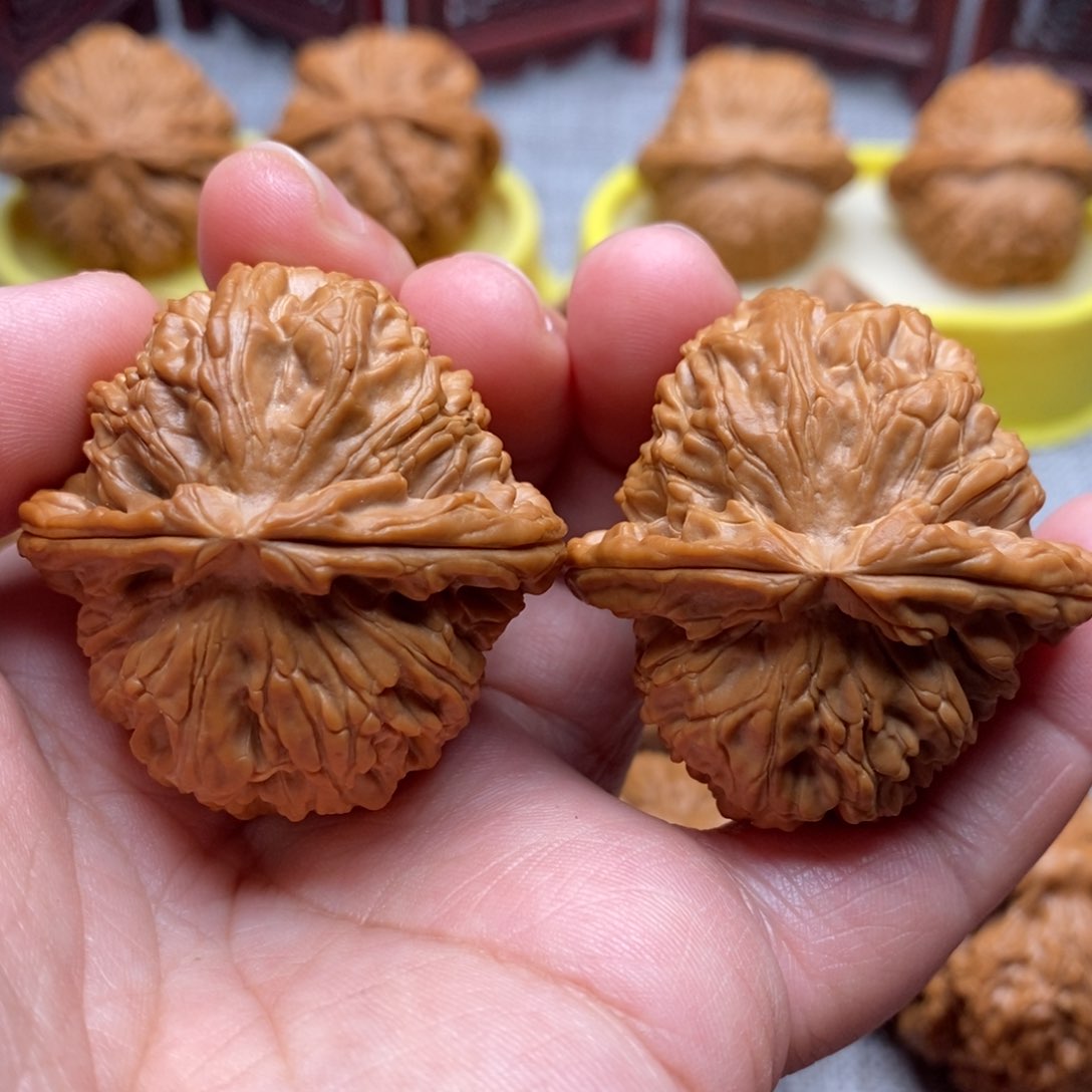 文玩核桃把件41全品毕业白狮子