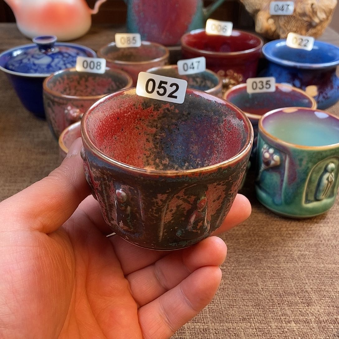 瓷片河*草钧瓷钧瓷艺术作品