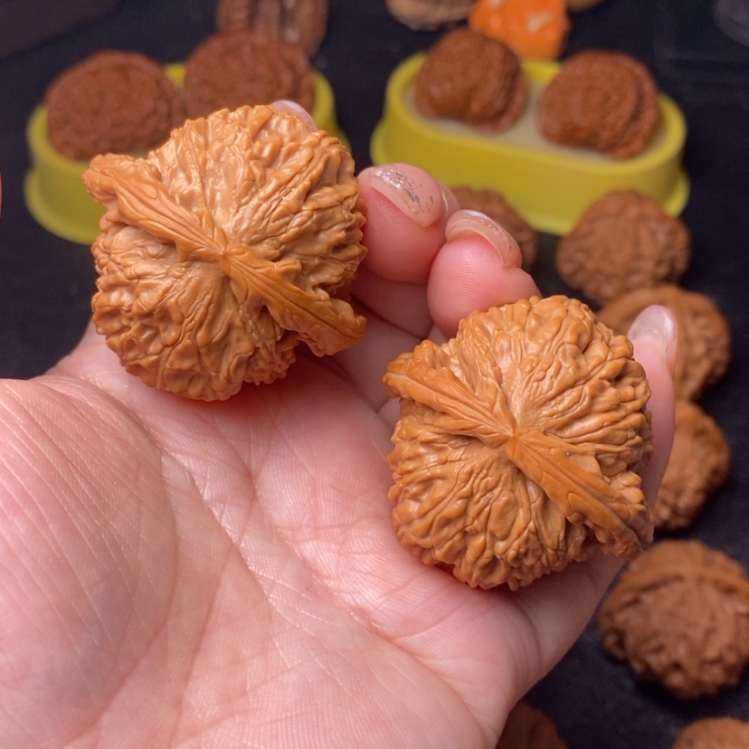 【闪购商品】把件文玩核桃870号白狮子43