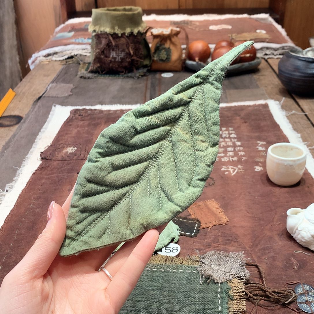 特价福利 手工柿染布茶垫