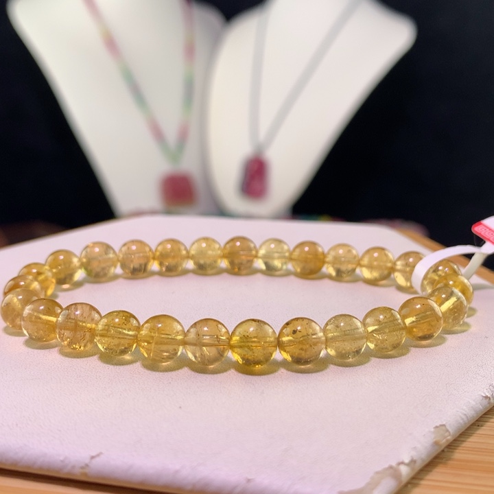 双色碧玺手链未镶嵌