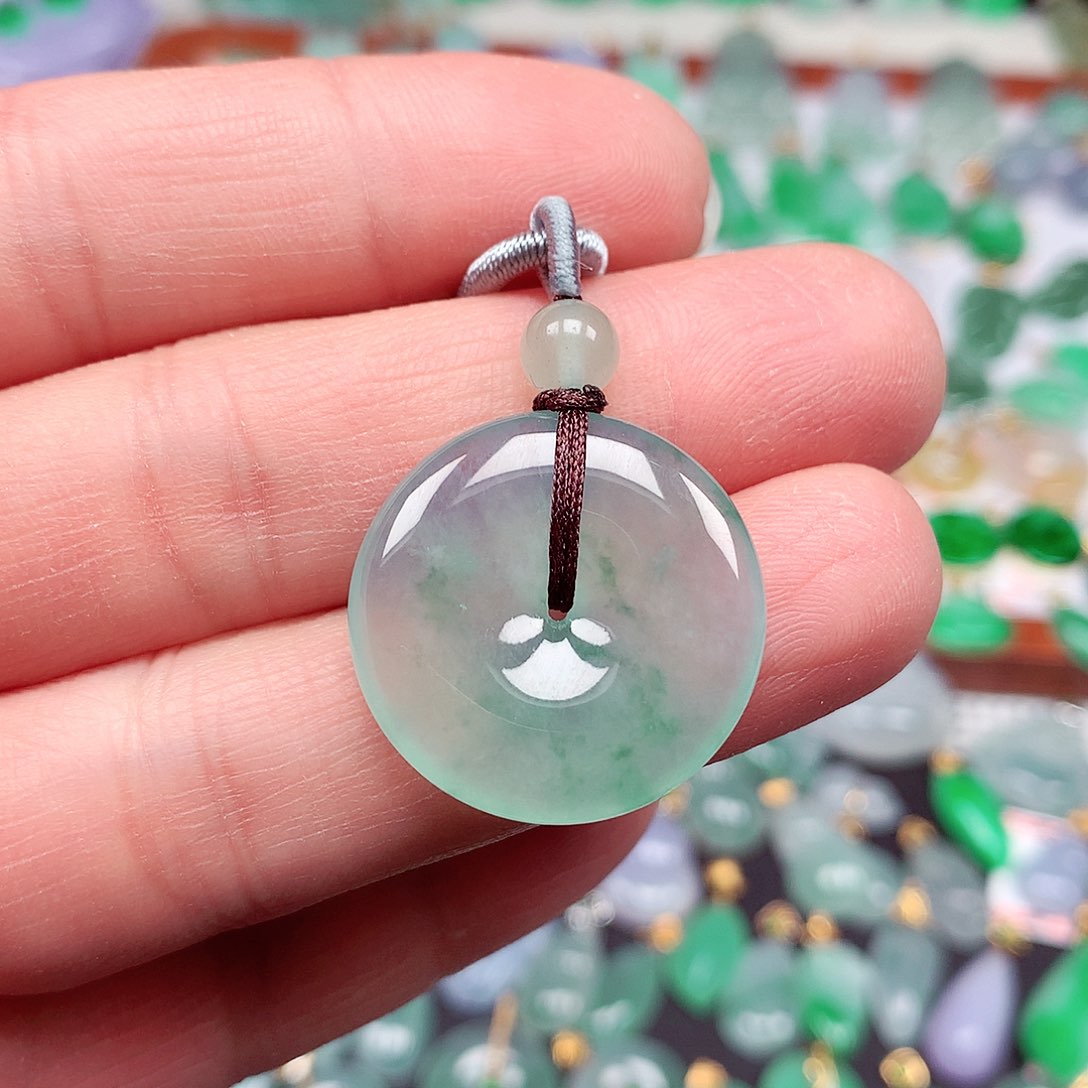 翡翠颈饰未镶嵌天然翡翠A货