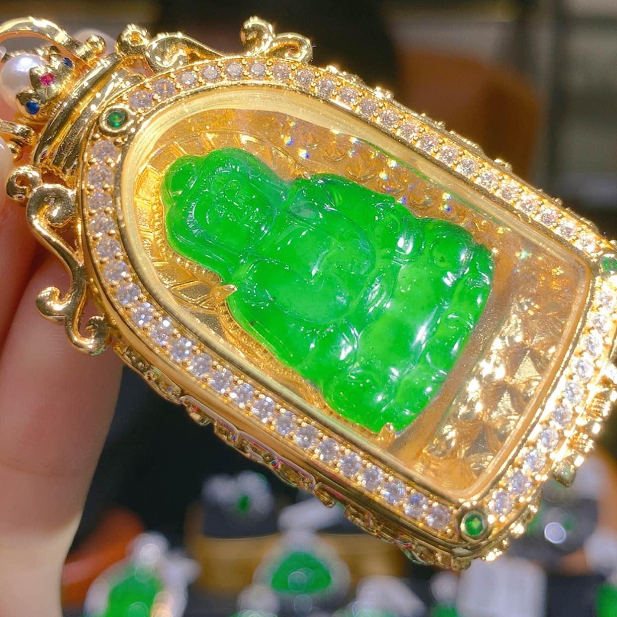 【闪购商品】翡翠颈饰未镶嵌6柒姐