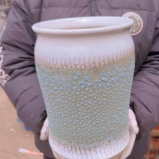 紫砂花盆高31口20————