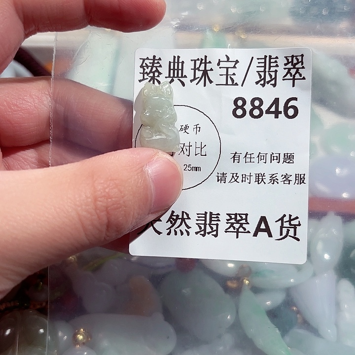 翡翠颈饰未镶嵌8846。