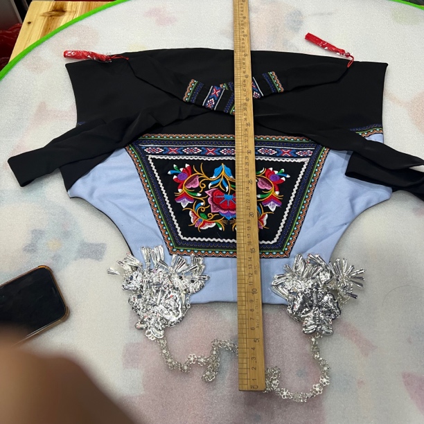 布依族壮族传统女士民族风时尚刺绣百搭围腰