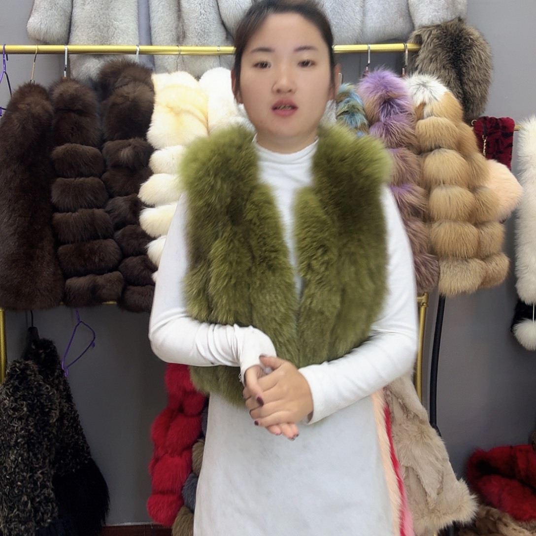 直播间下单绿色马甲