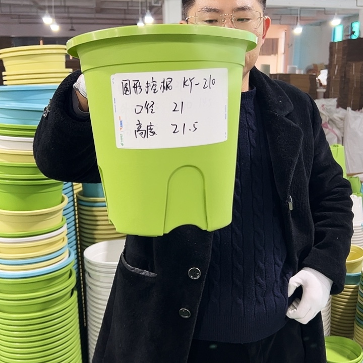 正品圆控口21高21果绿8只无托