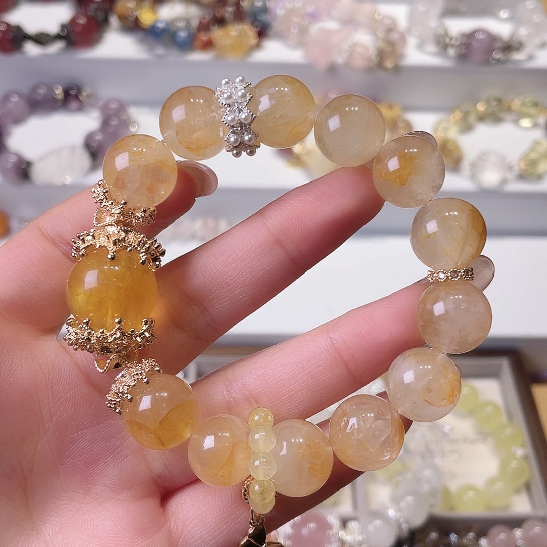 水晶手链银S925镶嵌尺寸