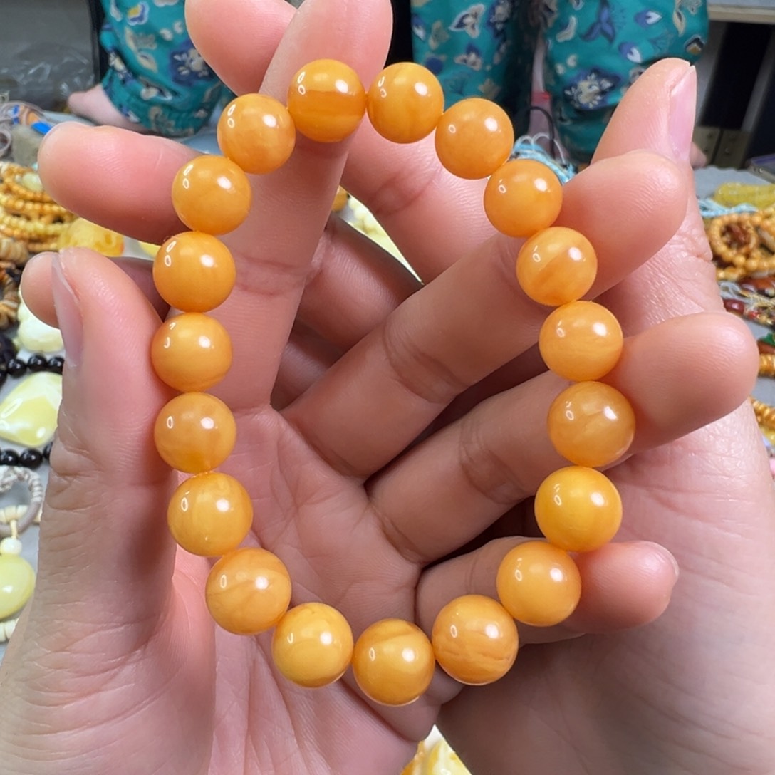 琥珀裸石未镶嵌蜜蜡