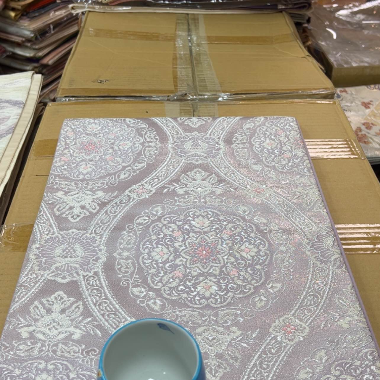 【闪购商品】清**月陶瓷马克杯带盖勺