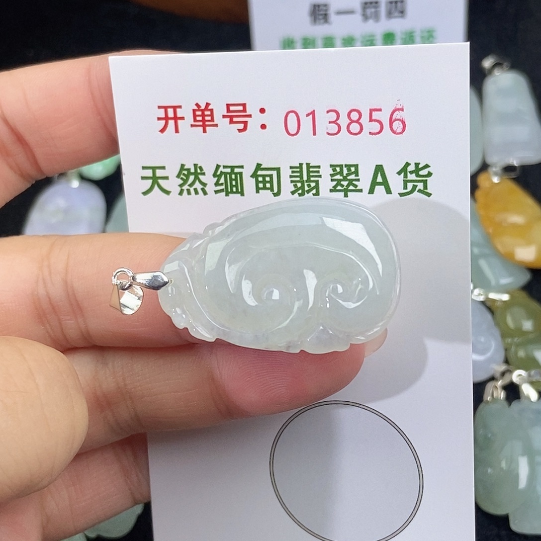 翡翠未镶嵌颈饰天然