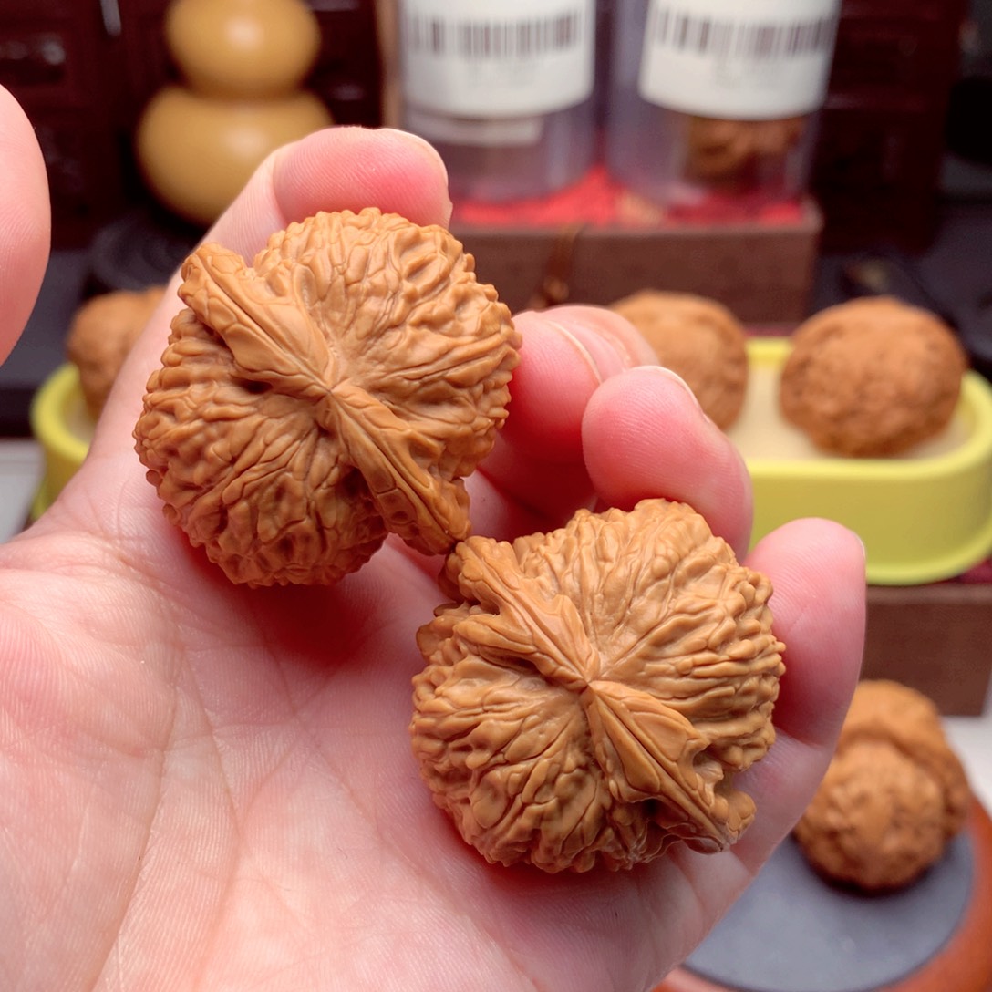 文玩核桃把件白狮子开播福利  1号