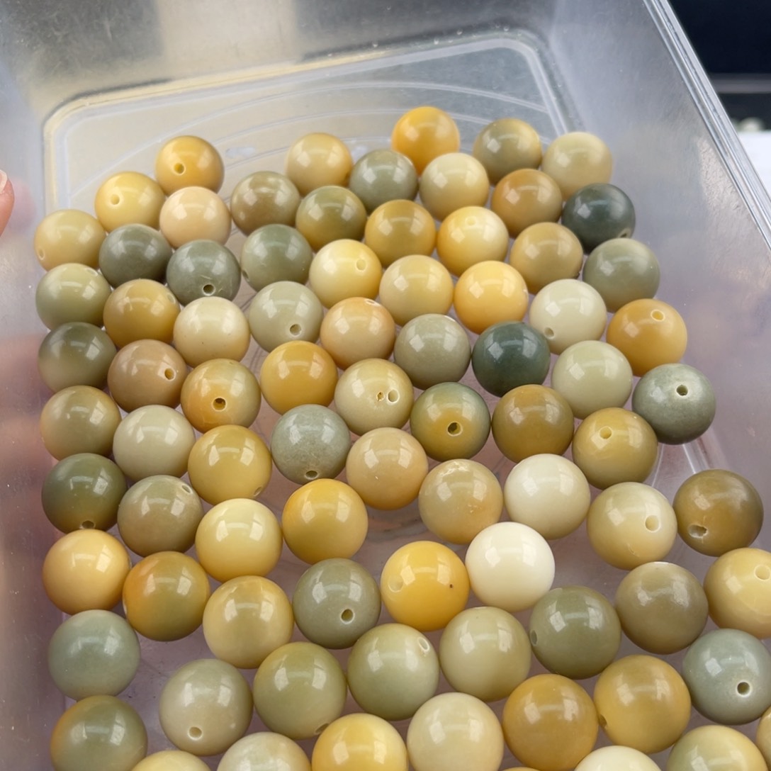 白玉菩提吊坠z 17mm/10+5/微瑕