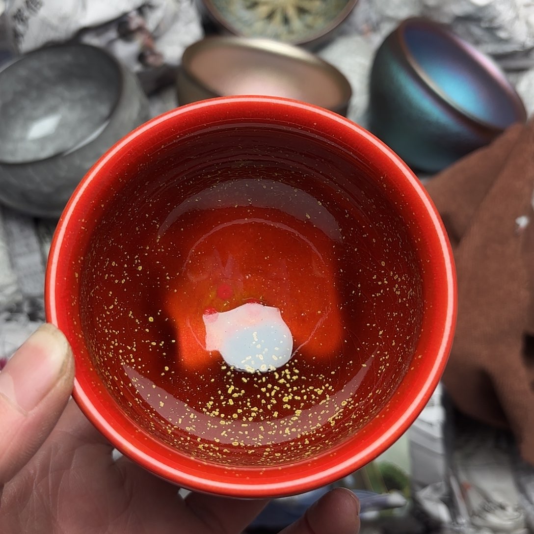 茶盏建盏主人杯一只微瑕