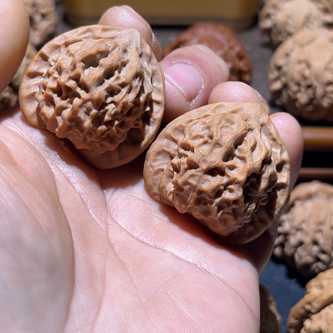 文玩核桃把件平谷老款公子帽