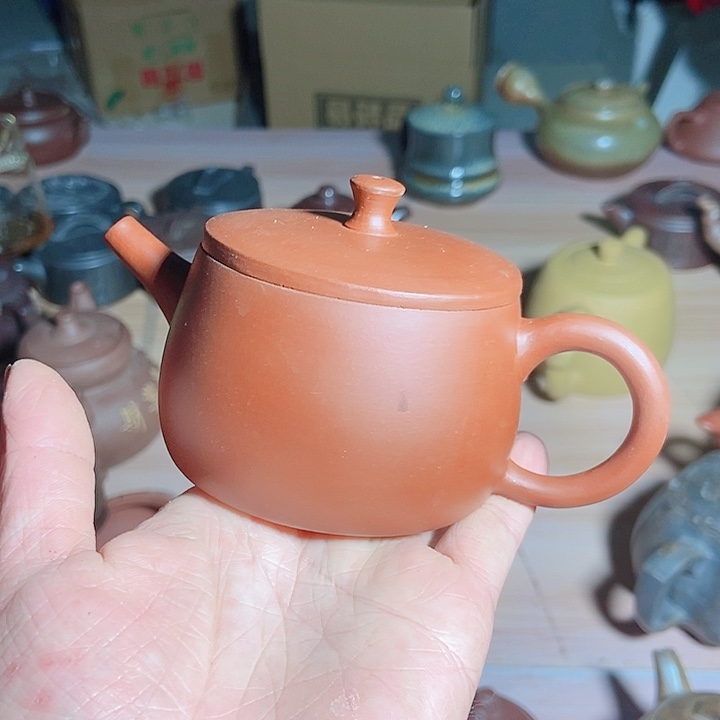 紫砂茶杯宜兴紫砂全手工制作