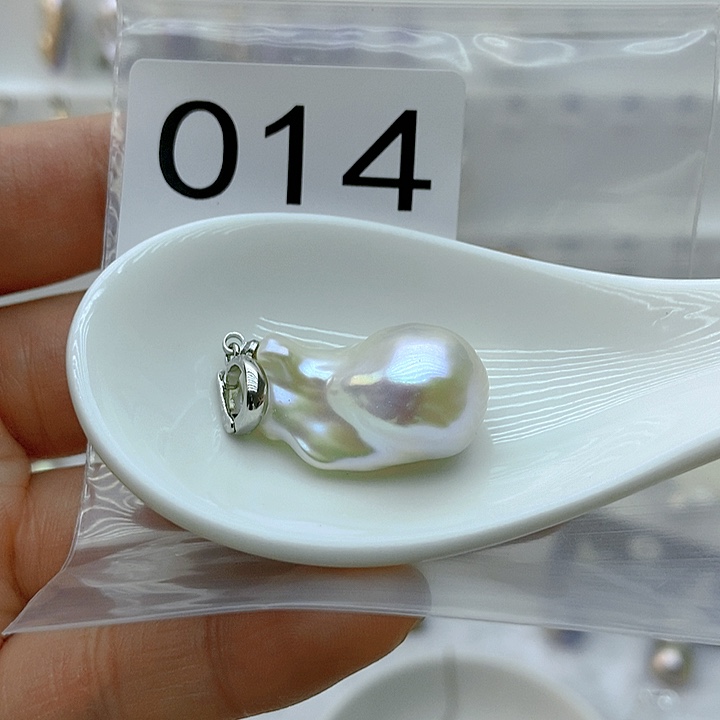 淡水珍珠颈饰银S925镶嵌