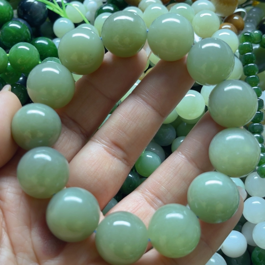 和田玉手链未镶嵌