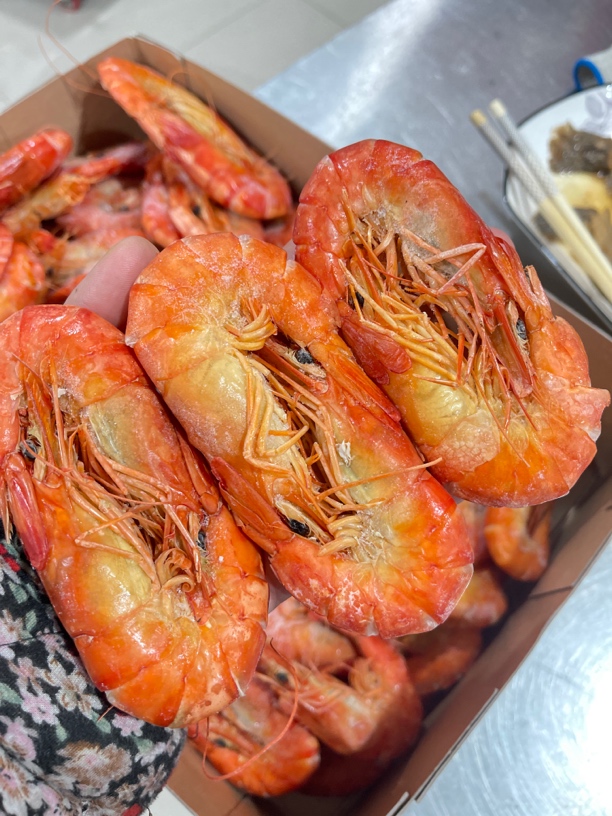 半干竹节虾冷冻保存