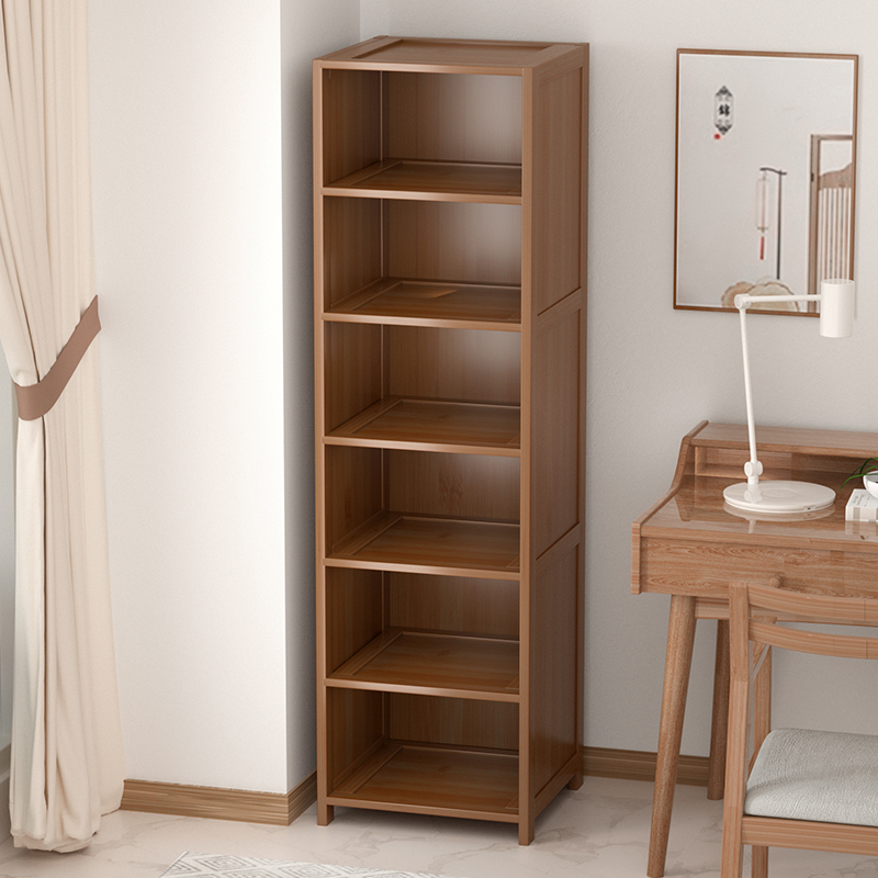 书架落地防尘书柜儿童学生家用带柜门简易客厅储物柜子收纳置物架