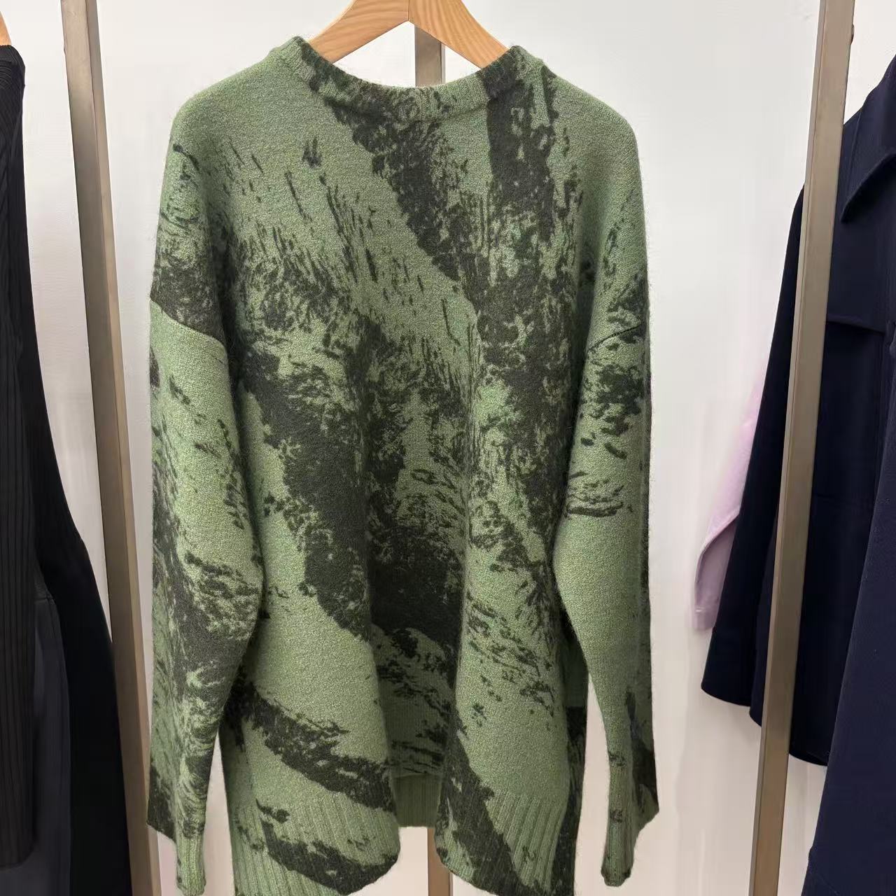 未使用 MaxMara jil sander 绿色毛衣