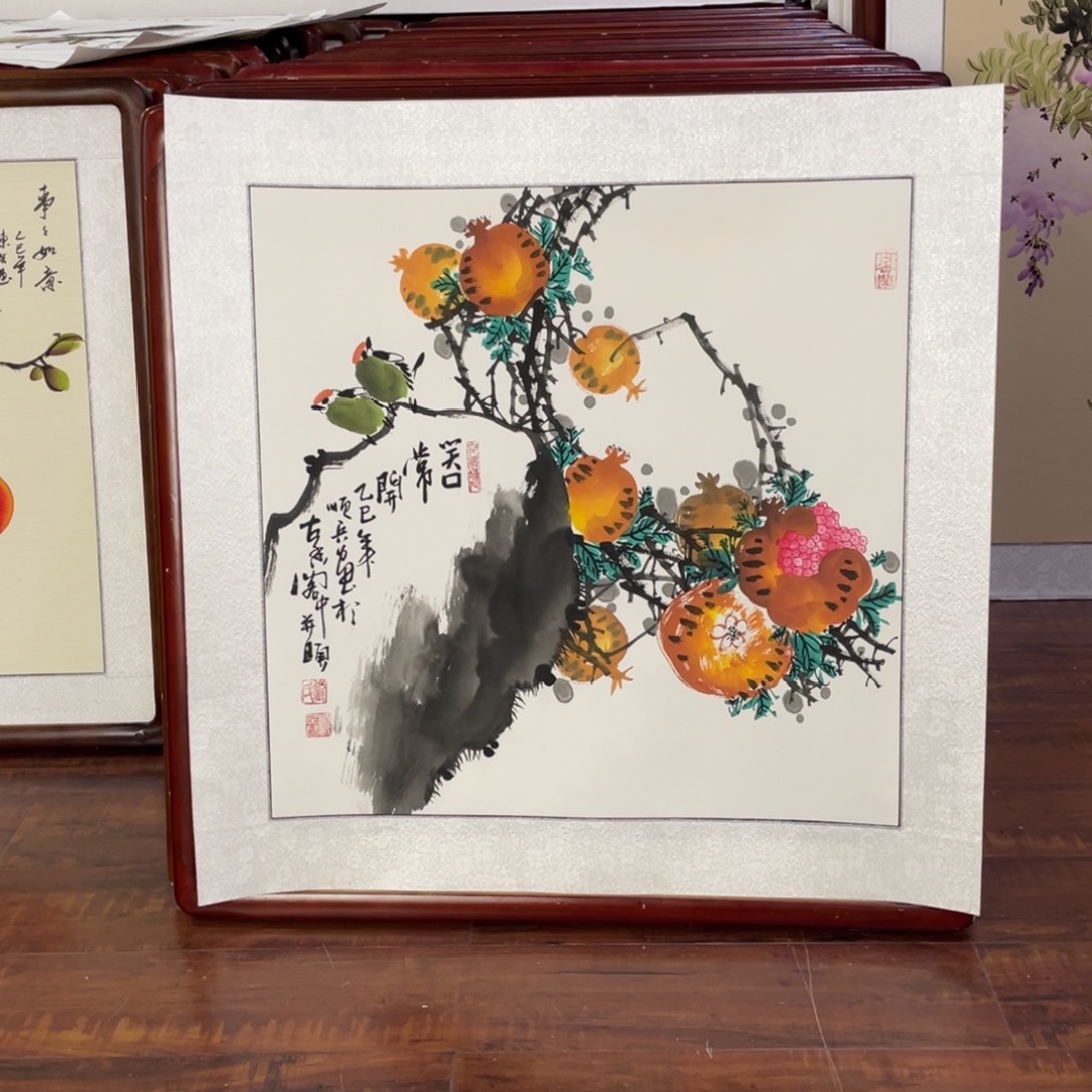 国画带框尺寸63*63厘米